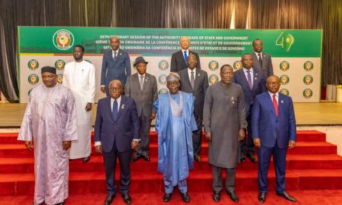 Heads of State and Government of the Economic Community of West African States (ECOWAS) in Abuja, Nigeria.