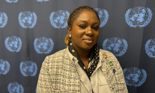 Ebaide Quincee Omiunu is one of the young African women attending the 69th Commission on the Status of Women (CSW) at the UN headquarters in New York. 