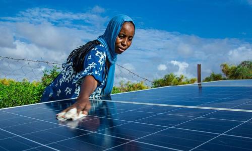 Solar energy is the most abundant of all energy resources and can even be harnessed in cloudy weather.
