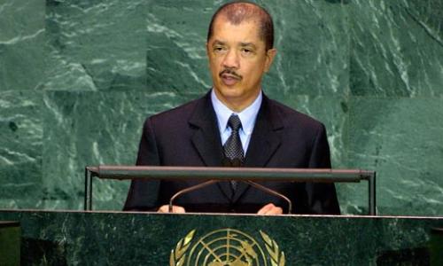 President James Alix Michel of the Seychelles