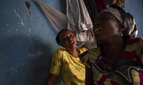 Relatives of a student killed in Burundi's political violence. Photo: Phil Moore/IRIN
