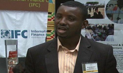 Moses Kanduri, Vice President of AYE, Association of Young Entrepreneurs in Ghana