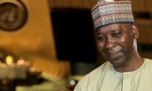 Tijjani Muhammad-Bande speaks to UN News.