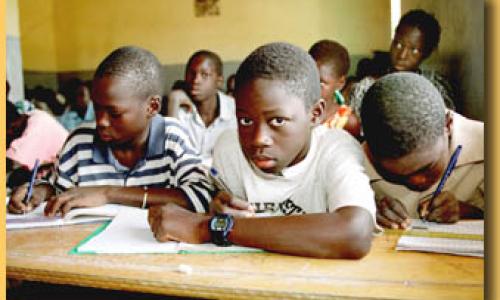 Over the past decade, Senegal has increased the proportion of children enrolled in primary school.  Photo : ©AfricaPhotos.com