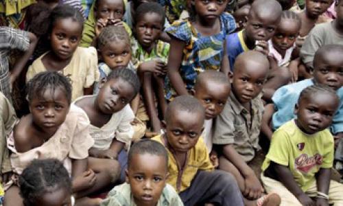 Internally Displaced Children in Bangui, Central African Republic. UN Photo/Evan Schneider