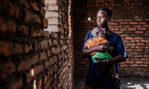 Ricksani Alice, 19, was married at a young age but is now back in school, hoping to complete her ...