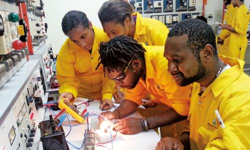 ExxonMobil’s leadership development training programs. Photo © ExxonMobil