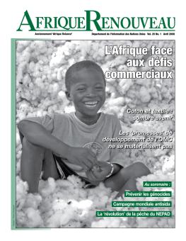 Afrique Renouveau Magazine Avril 2006