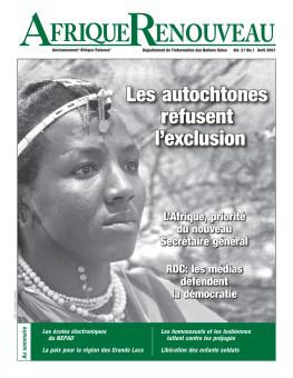 Afrique Renouveau Magazine Avril 2007