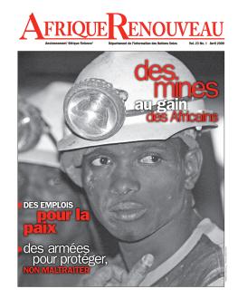 Afrique Renouveau Magazine Avril 2009